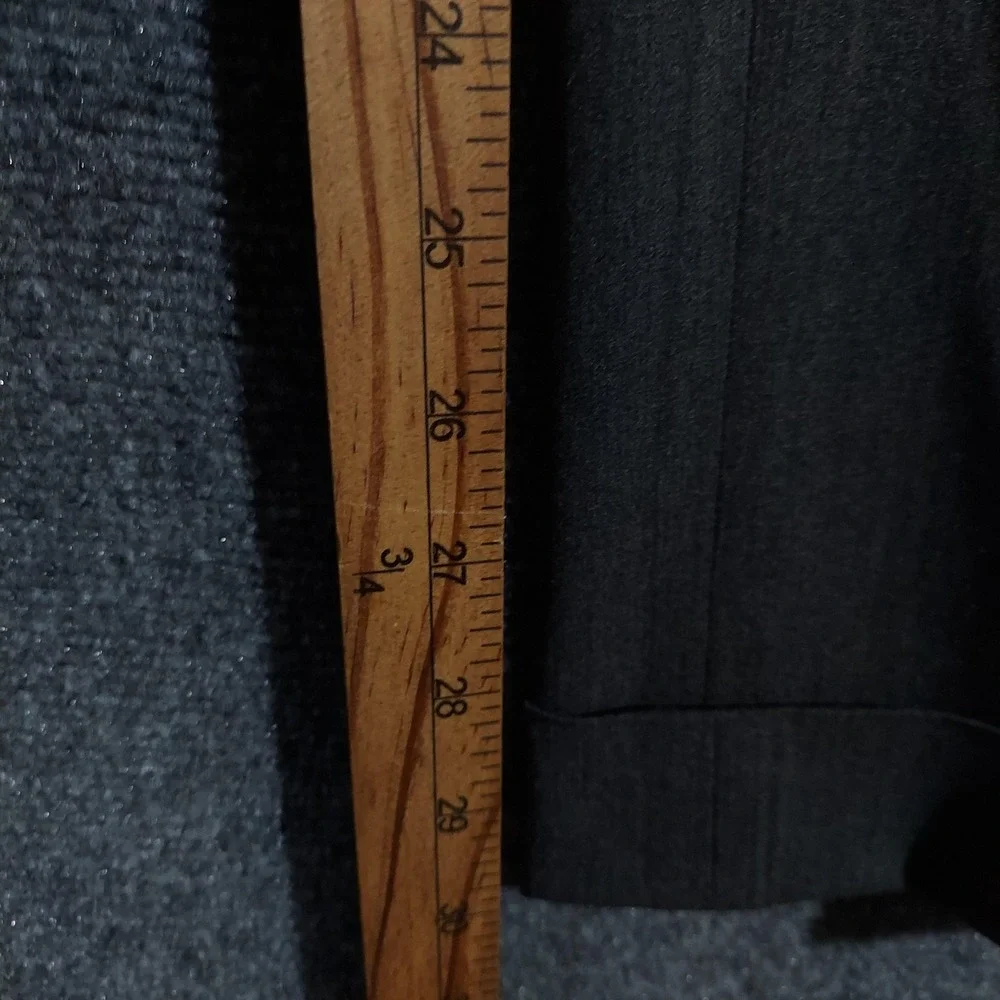 Polo Ralph Lauren Dress Pants Mens 33x30 Gray Stretch Flat Front Cuffed‎ Office